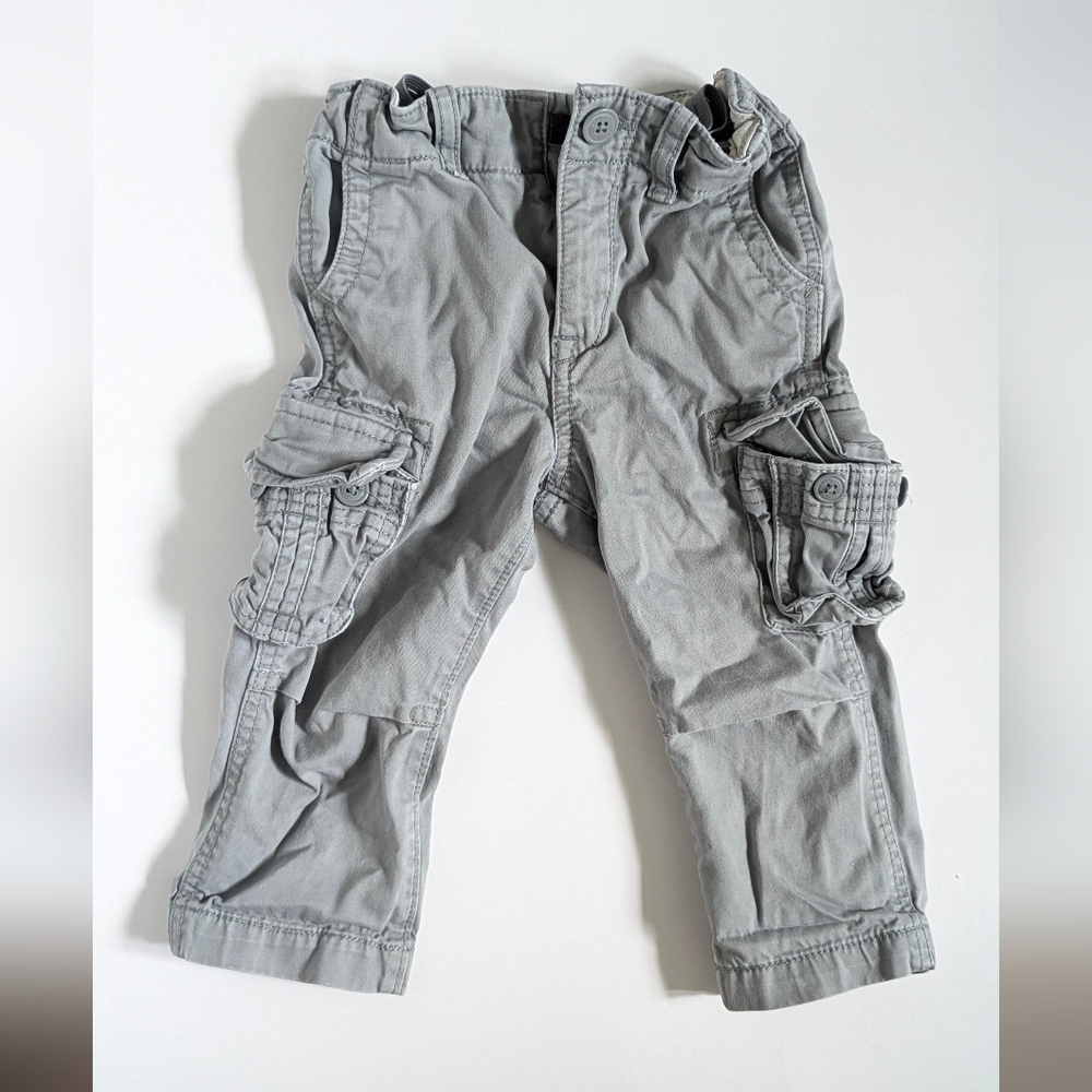 BabyGAP Toddler Gray Cargo Pants 18-24